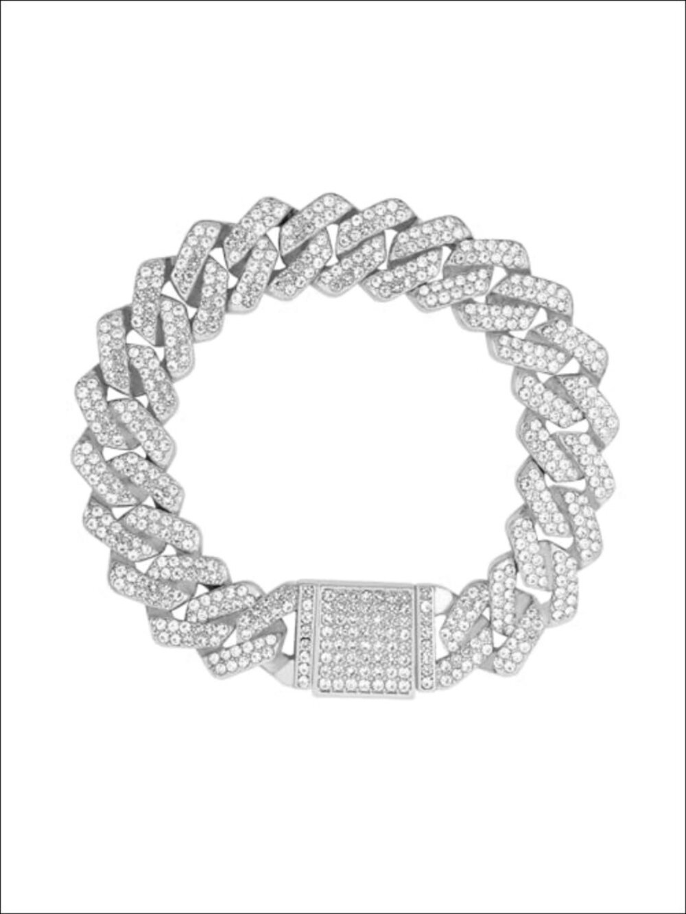 Mens Cuban Link Chain 14mm Silver Gold Plated Necklace Bracelet Hip Hop